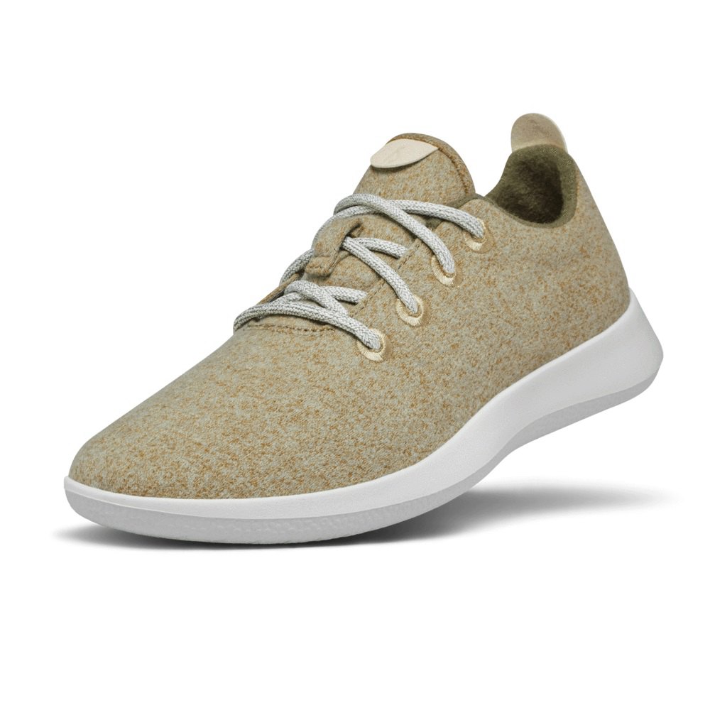 Allbirds Men's Wool Runners - Sneakers Khaki - SAI387265